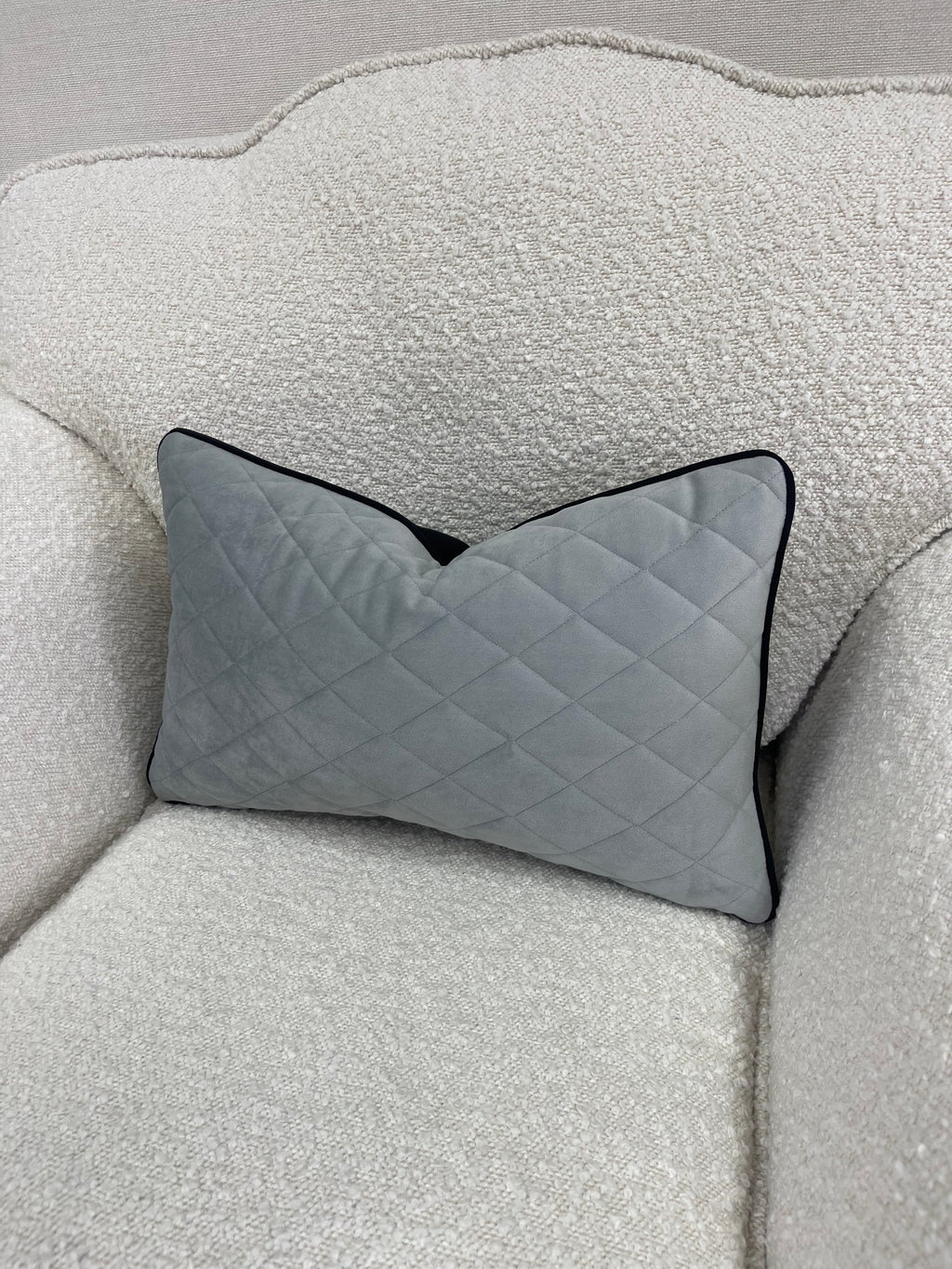 Sterling quilted rectangle