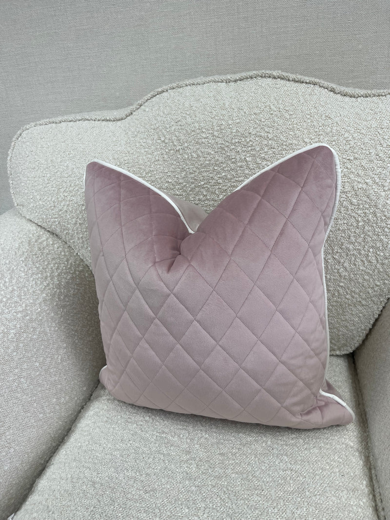 Pink quilted