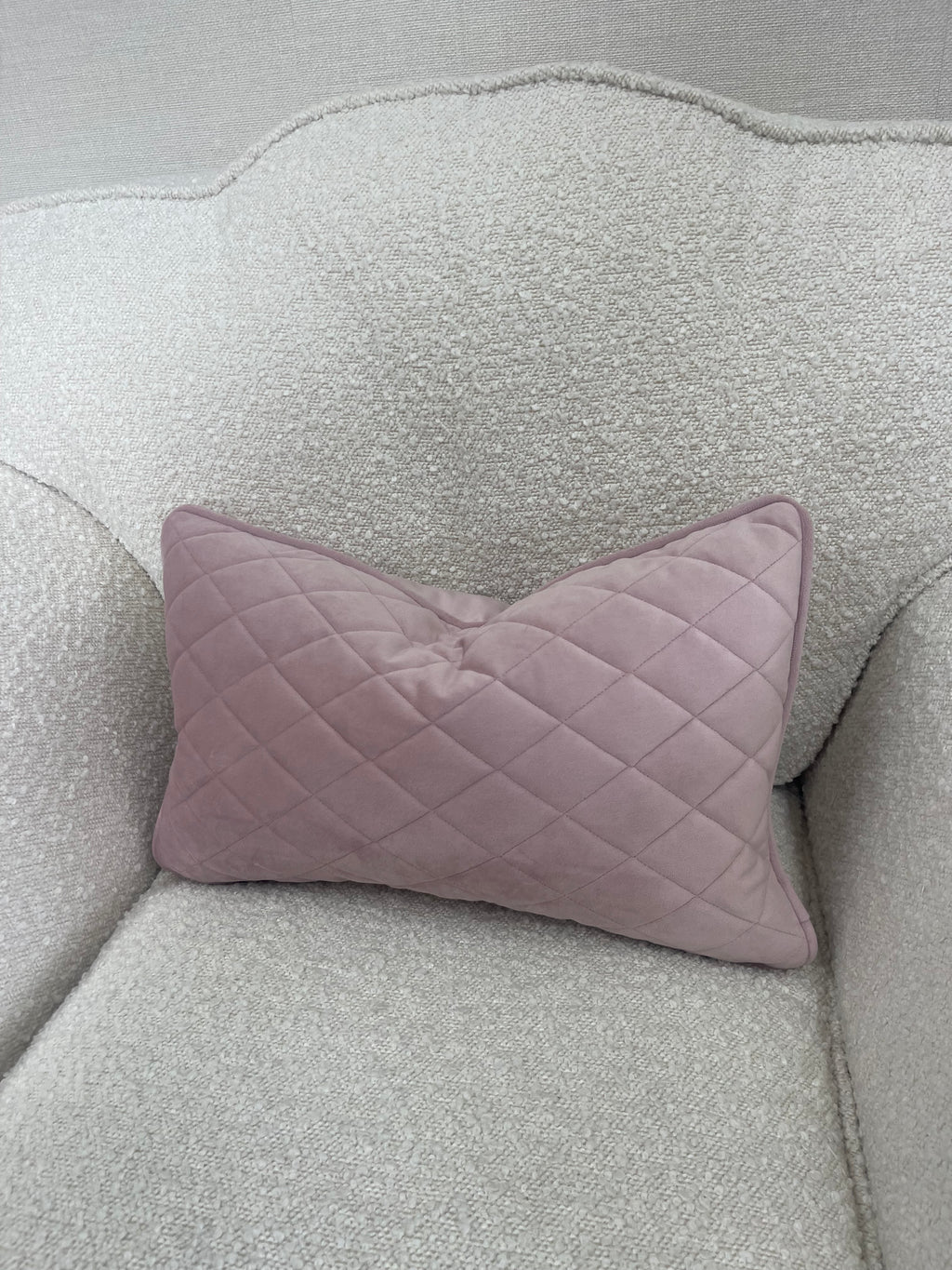 Pink Quilted Rectangle