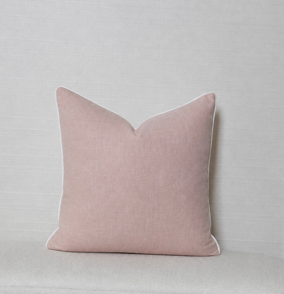 Pink Herringbone