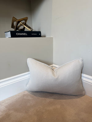 Antique linen rectangle