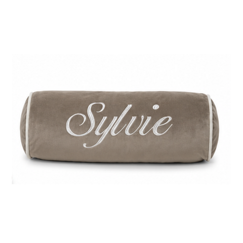Personalised Velvet bolster