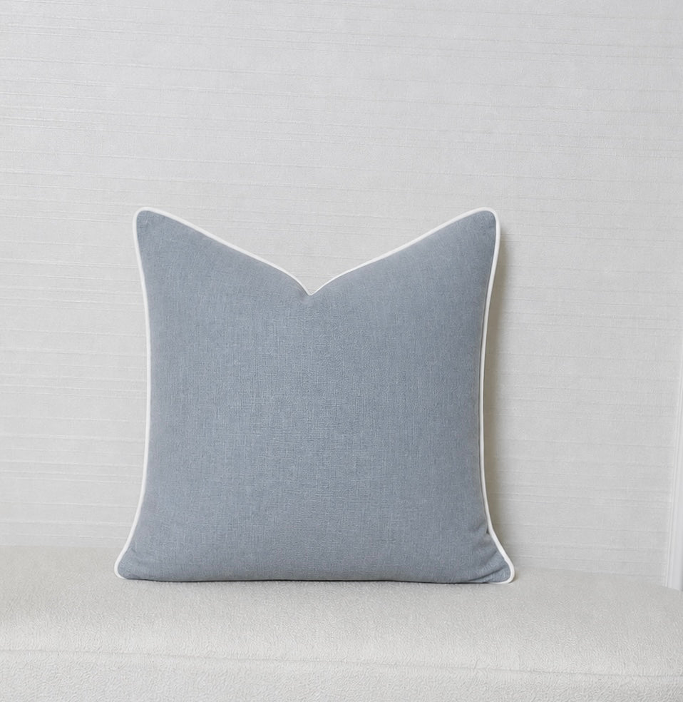 Blue Herringbone