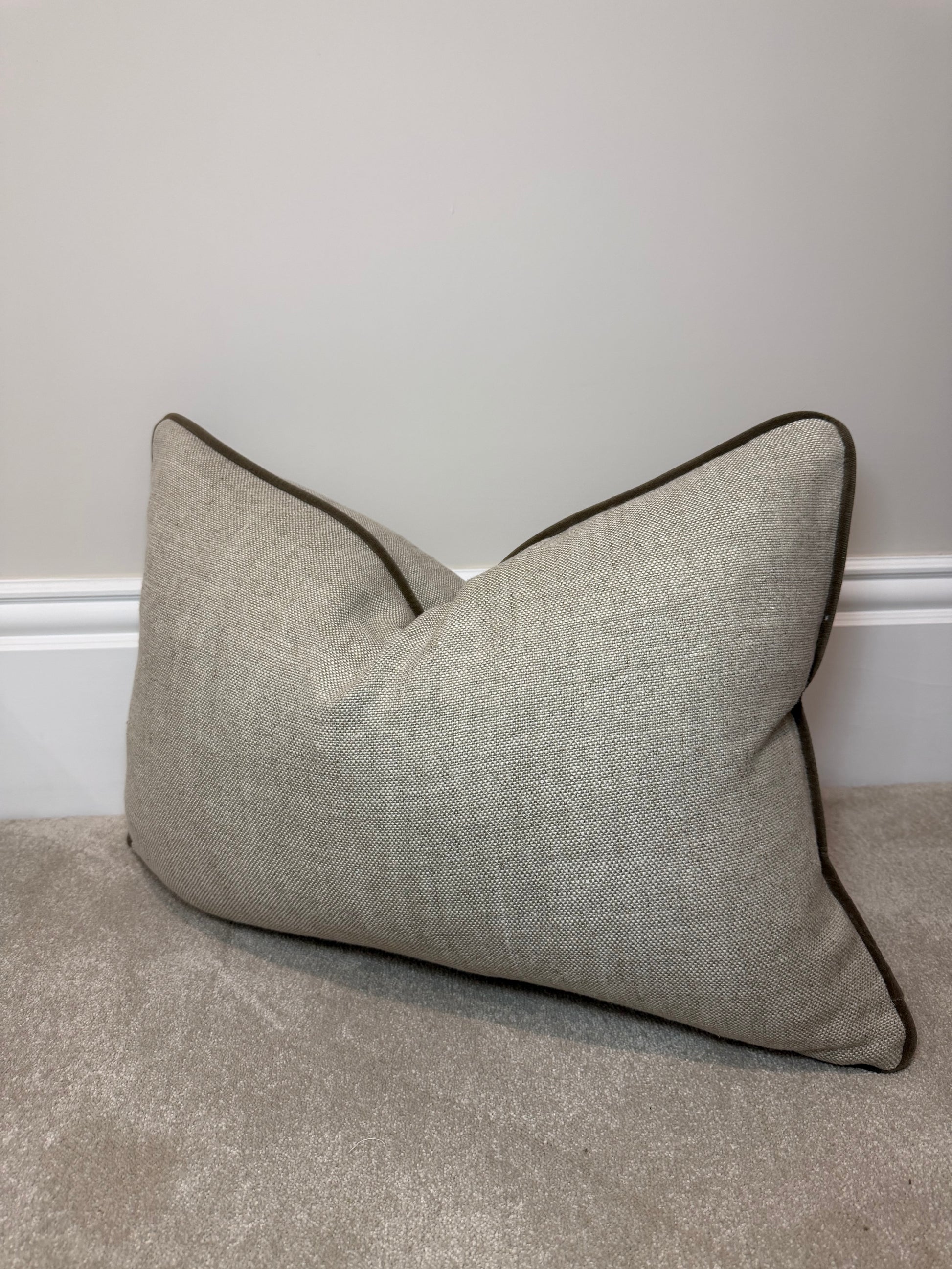 Luxury linen large rectangle