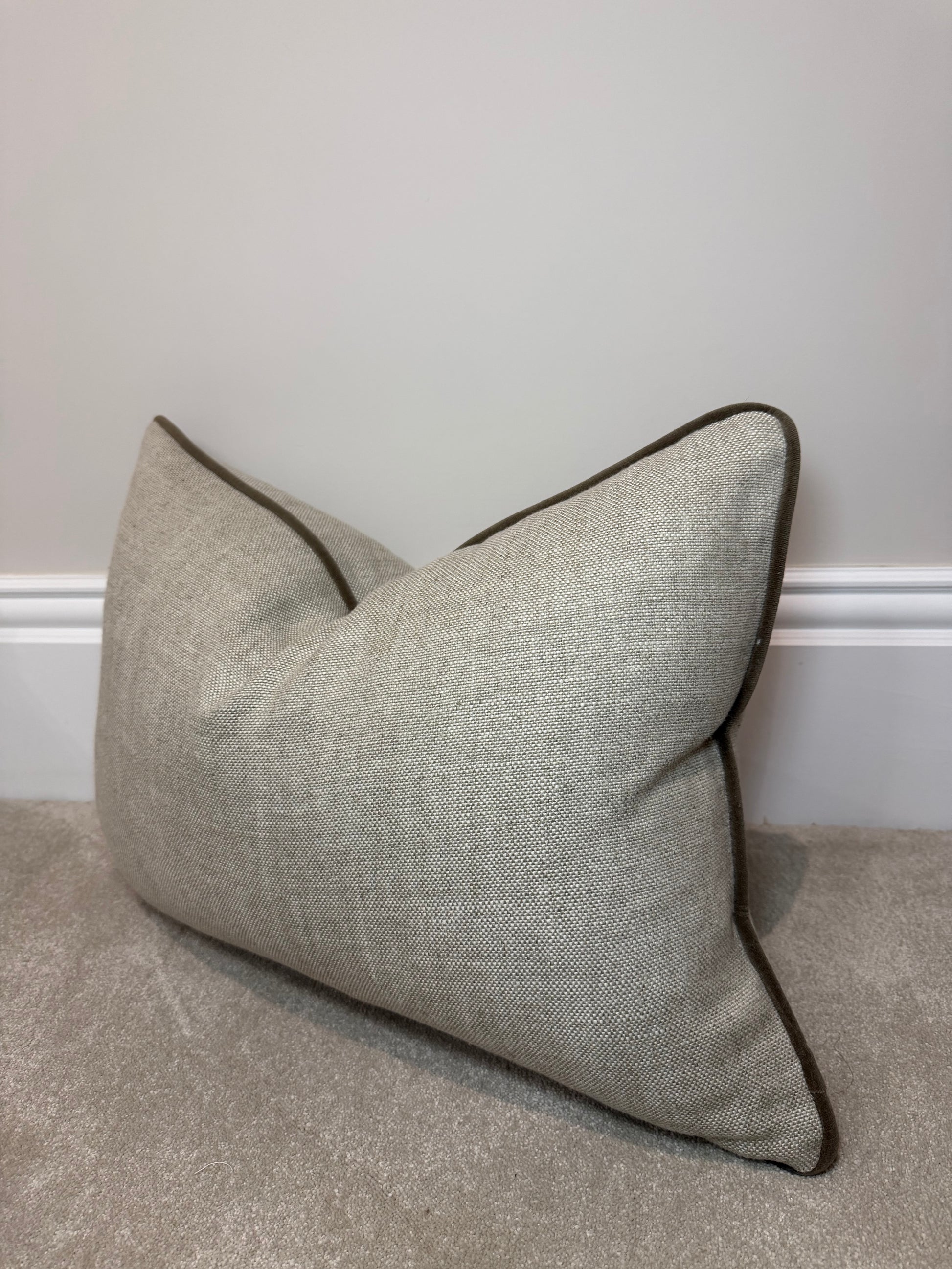 Luxury linen large rectangle