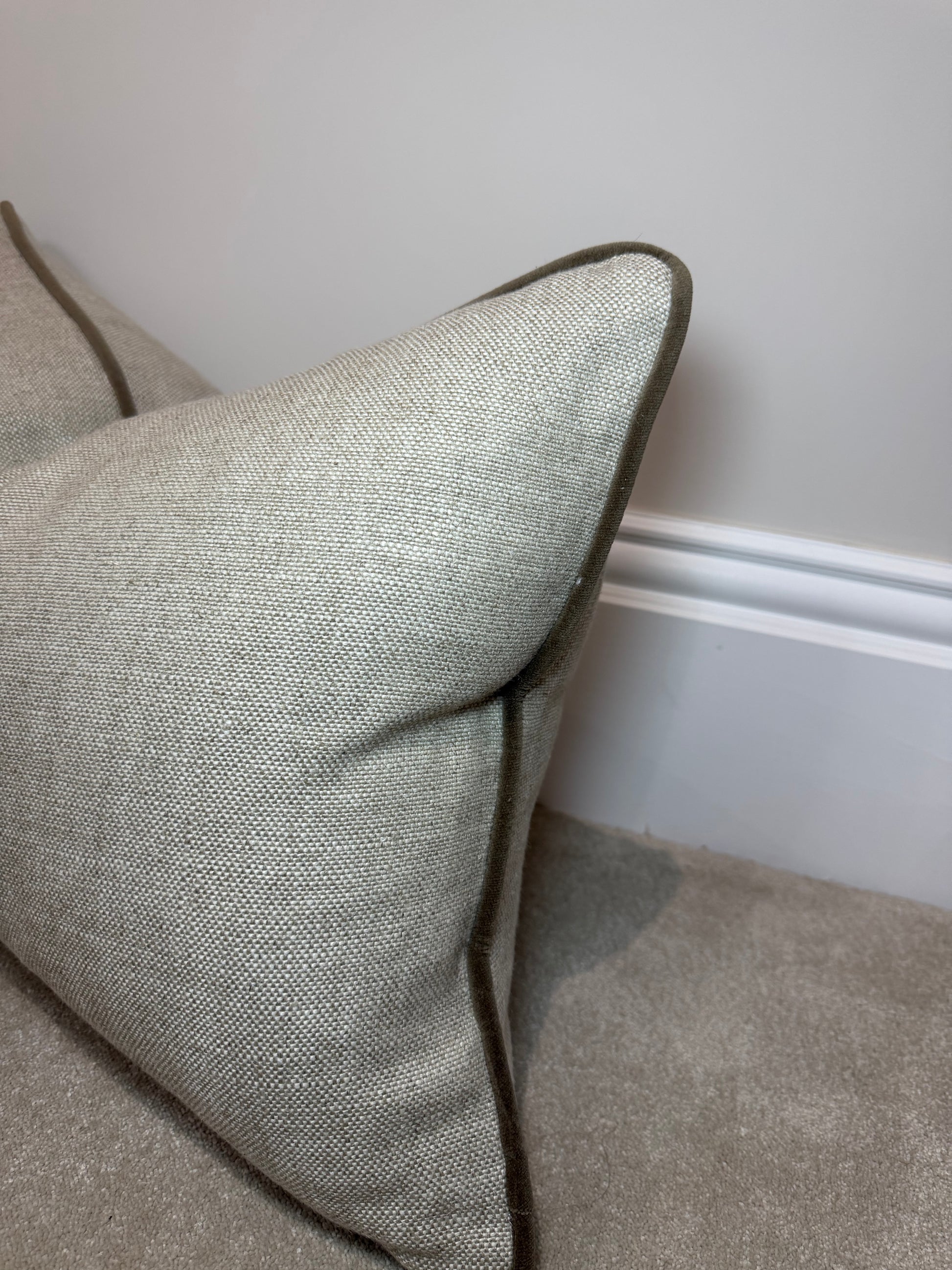 Luxury linen large rectangle