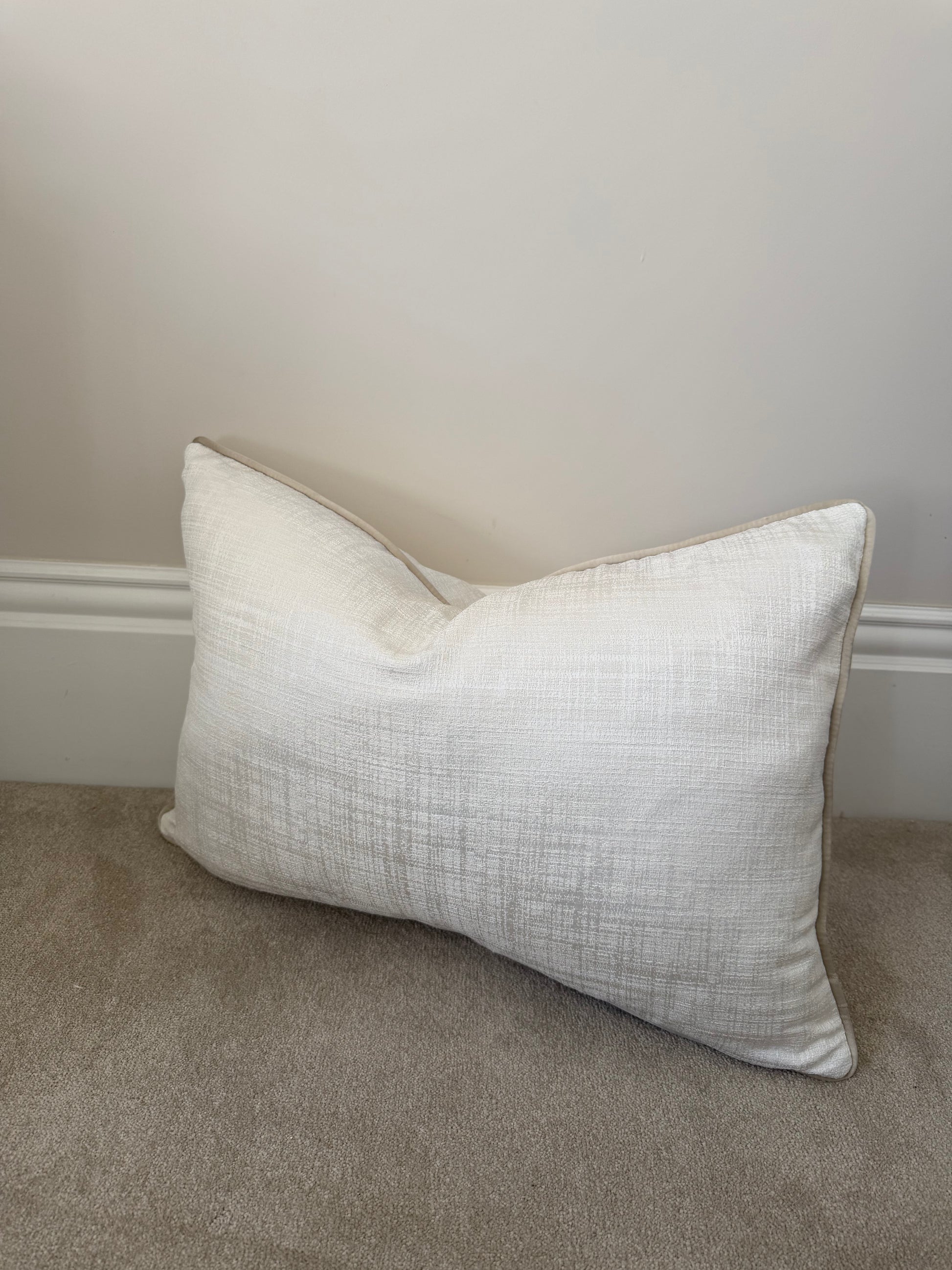 Selena rectangle ivory cover large rectangle