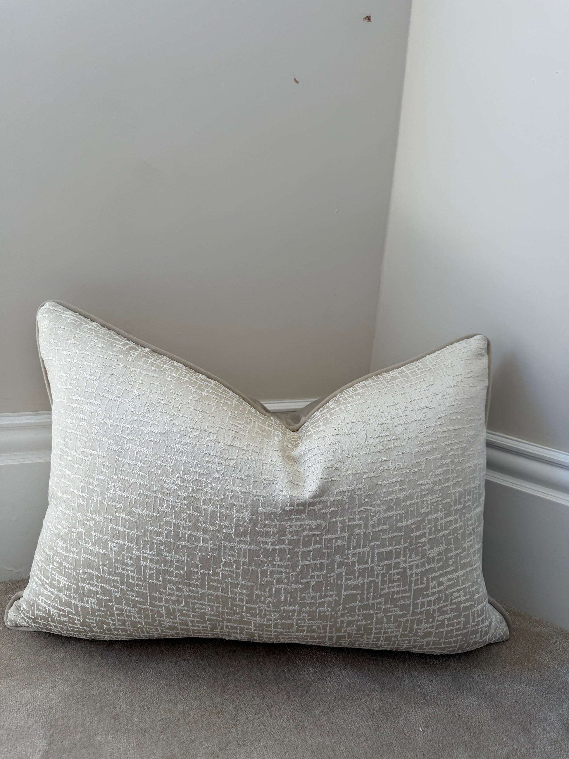 Large savoy rectangle champagne piping