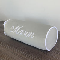 Personalised Bolster Cushion ( 6 Colours )