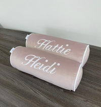 Personalised Bolster Cushion ( 6 Colours )